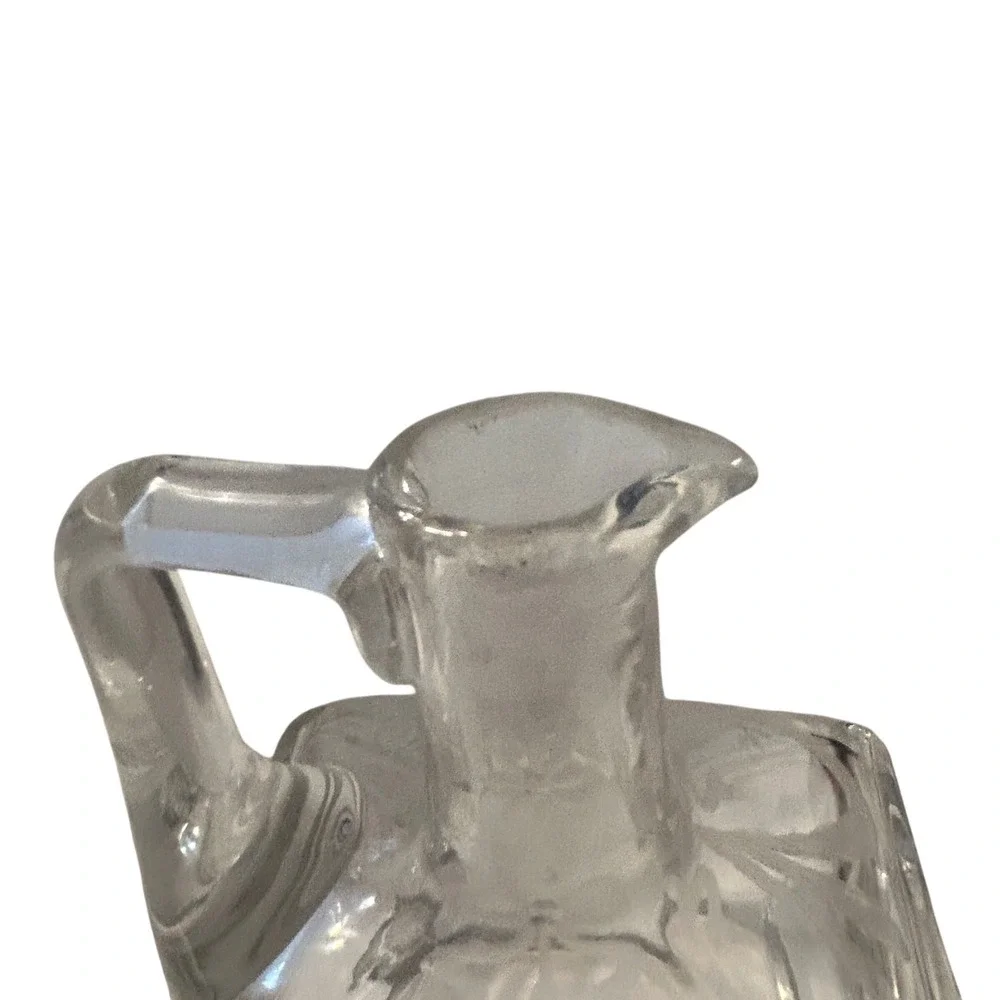 Antique German Hanau .800 Silver Glass Decanter JD Schleissner Sohne c1900